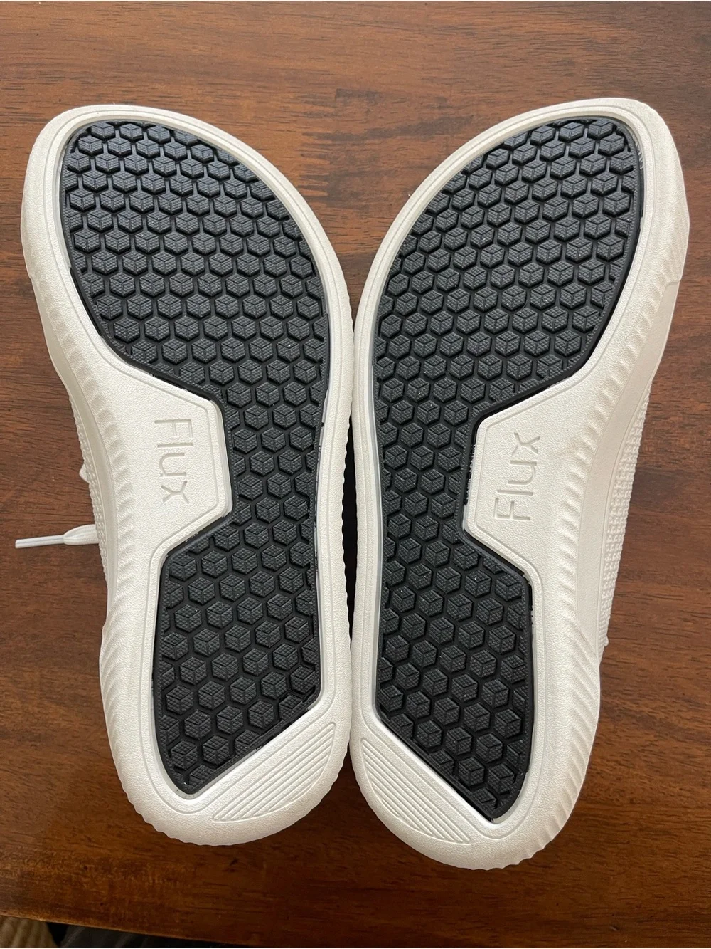 Women's White Knit Athletic Sneakers - Lightweight Lace-Up Performance